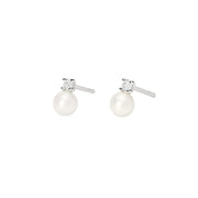 Mabina Orecchini con perle coltivate e diamanti lab-grown 563954